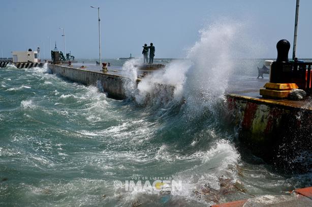 Alertan por nuevo norte en Veracruz; rachas de viento podrían superar los 100 km/h