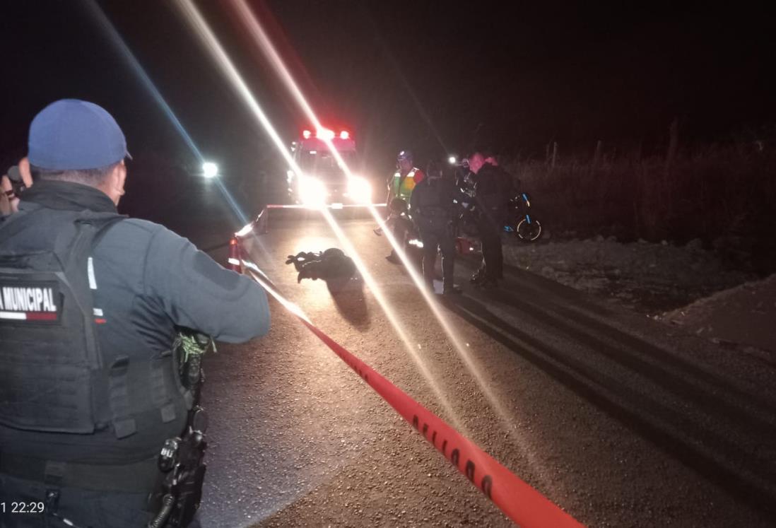 Persona pierde la vida atropellada en el tramo carretero San Andrés Tuxtla - Santiago Tuxtla