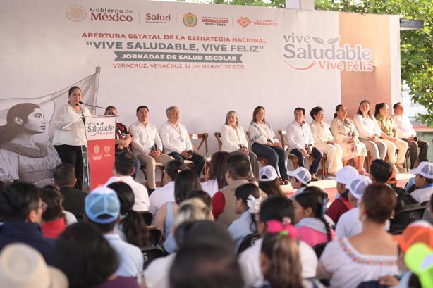 Veracruz lidera iniciativa nacional para mejorar la salud escolar con "Vive Saludable, Vive Feliz" | VIDEO