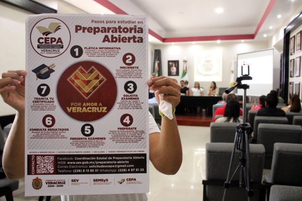 Promueven preparatoria abierta en Veracruz para concluir estudios