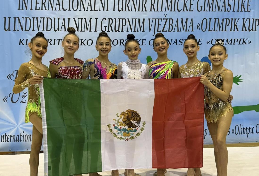 Destacan gimnastas en Olimpik Cup en Bosnia