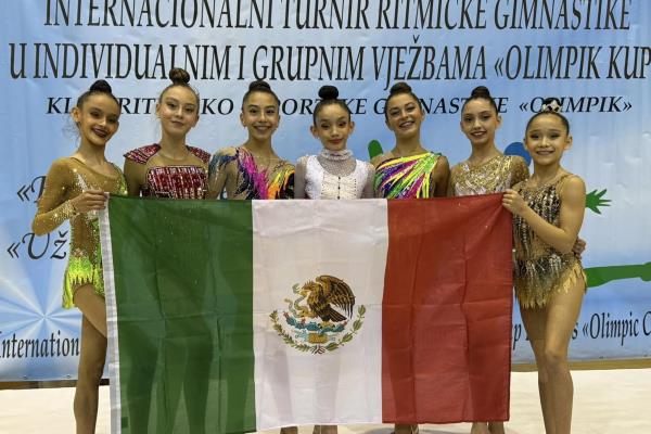 Destacan gimnastas en Olimpik Cup en Bosnia
