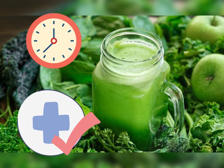 Esta es la mejor hora del día para tomar jugo verde y potenciar sus beneficios