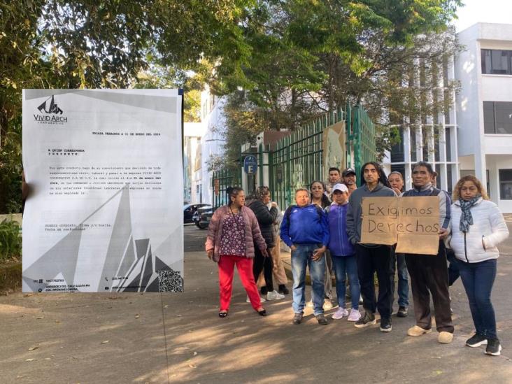 Protestan en el Inecol; trabajadores exigen mejores condiciones salariales