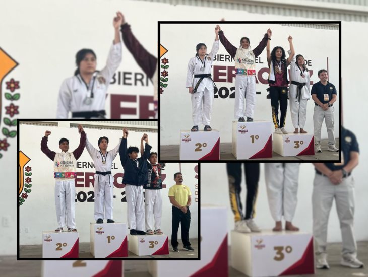 ¡Con todo! Taekwondoines de Córdoba ganan 9 medallas en fase estatal de los Juegos Conade 2025
