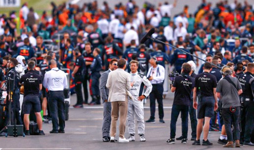 Así fue la grabación de la nueva película de Brad Pitt "F1" durante el Gran Premio en México