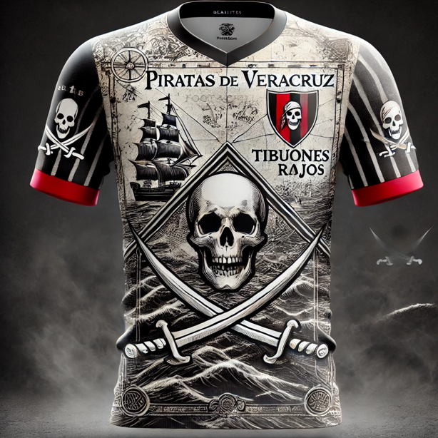 3 diseños que los Piratas de Veracruz podrían usar para su jersey, según la IA