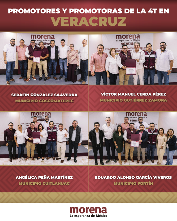 Elecciones 2025: Morena anuncia 15 nuevos candidatos en municipios de Veracruz