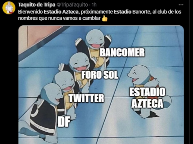 Mexicanos reaccionan con MEMES al cambio de nombre del Estadio Azteca