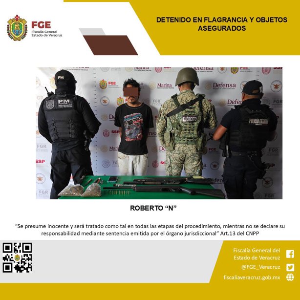 Decomisan armas, droga y detienen a uno en localidad de Xico