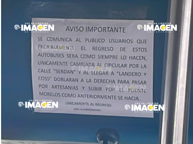 Estos son los camiones que retoman su ruta por el Puente Morelos en Veracruz