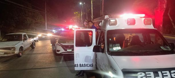 Impactante choque en Xalapa deja un lesionado y caos vial en Murillo Vidal