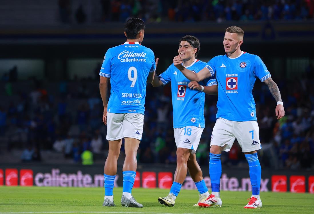 Fiesta de goles de Cruz Azul ante Atlético