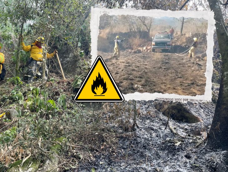 Controlan incendio en Acultzingo; esperan liquidar otro en Mariano Escobedo