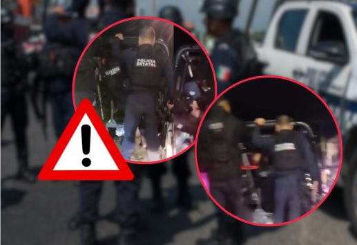 Brutalidad: durante detención, policías estatales golpean a joven en Coatepec (+ VIDEO) 