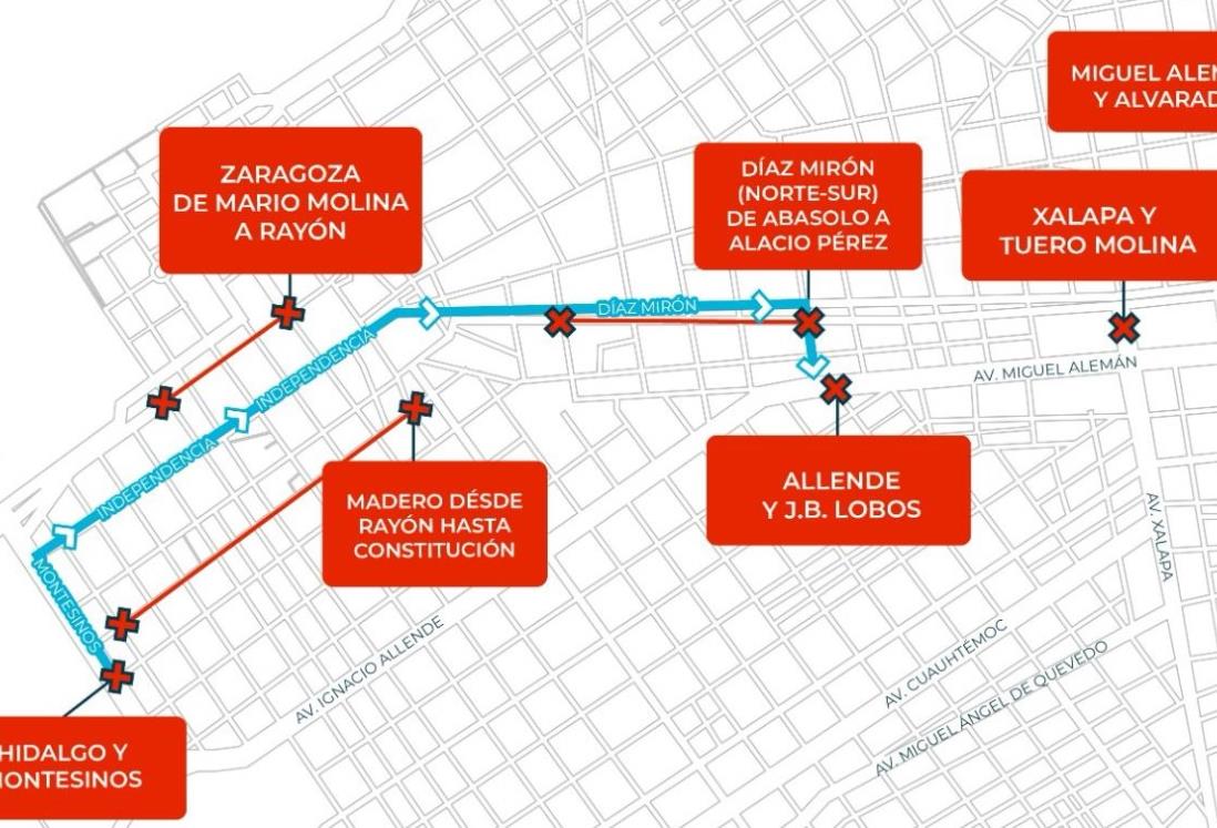 Estos son los cierres viales en Veracruz por desfile del aniversario de la Expropiación Petrolera