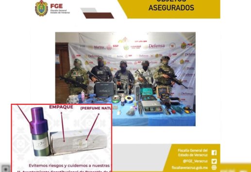 Aseguran material explosivo en Papantla, tras catear inmueble
