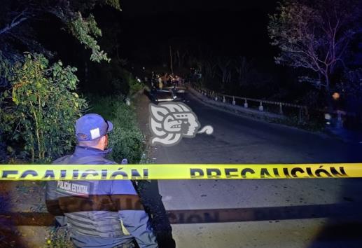 Fatal accidente deja a motociclista fallecido en Huatusco