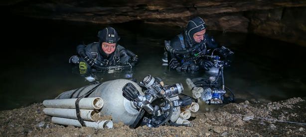 Sótano de Popocatl, en Zongolica, sede de proyecto de espeleobuceo en Veracruz