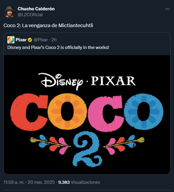 Coco 2: Disney confirma secuela y redes reaccionan con MEMES