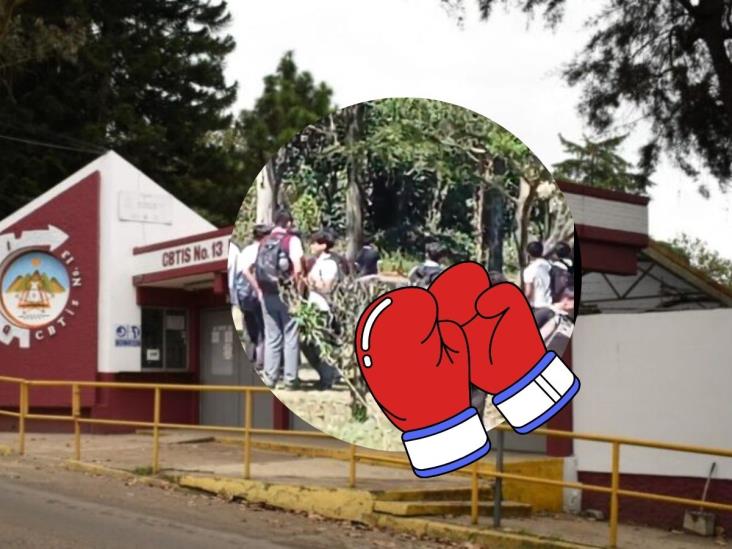 Glorieta Miguel Alemán, en Xalapa, el nuevo ring de peleas entre estudiantes