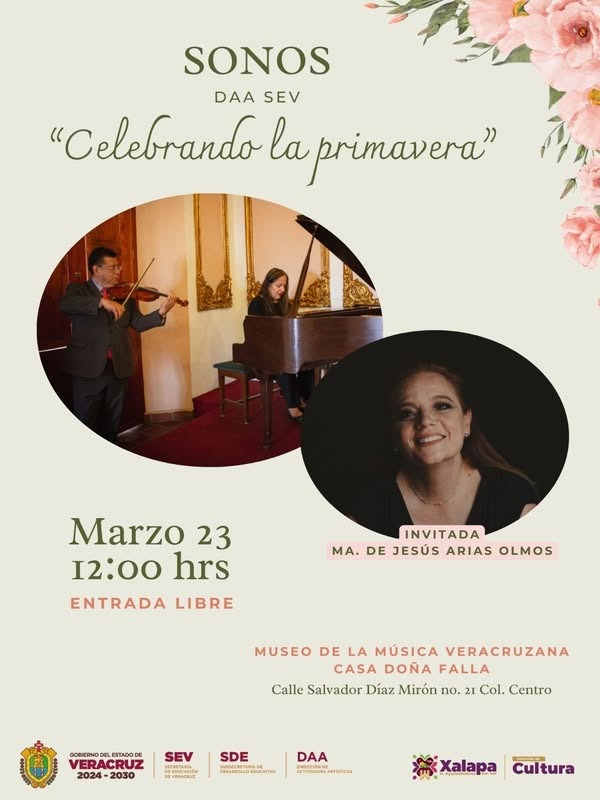 Museo de la Música Veracruzana invita a celebrar la llegada de la primavera