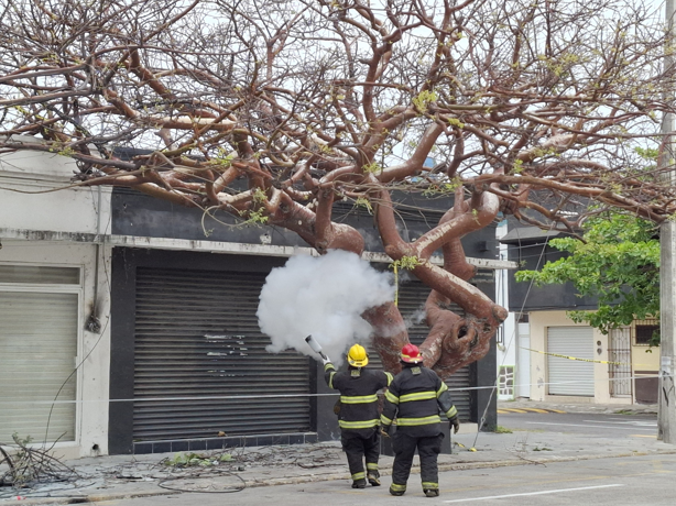 Cortocircuitos en colonia Flores Magón dejan sin luz a vecinos tras caída de cables