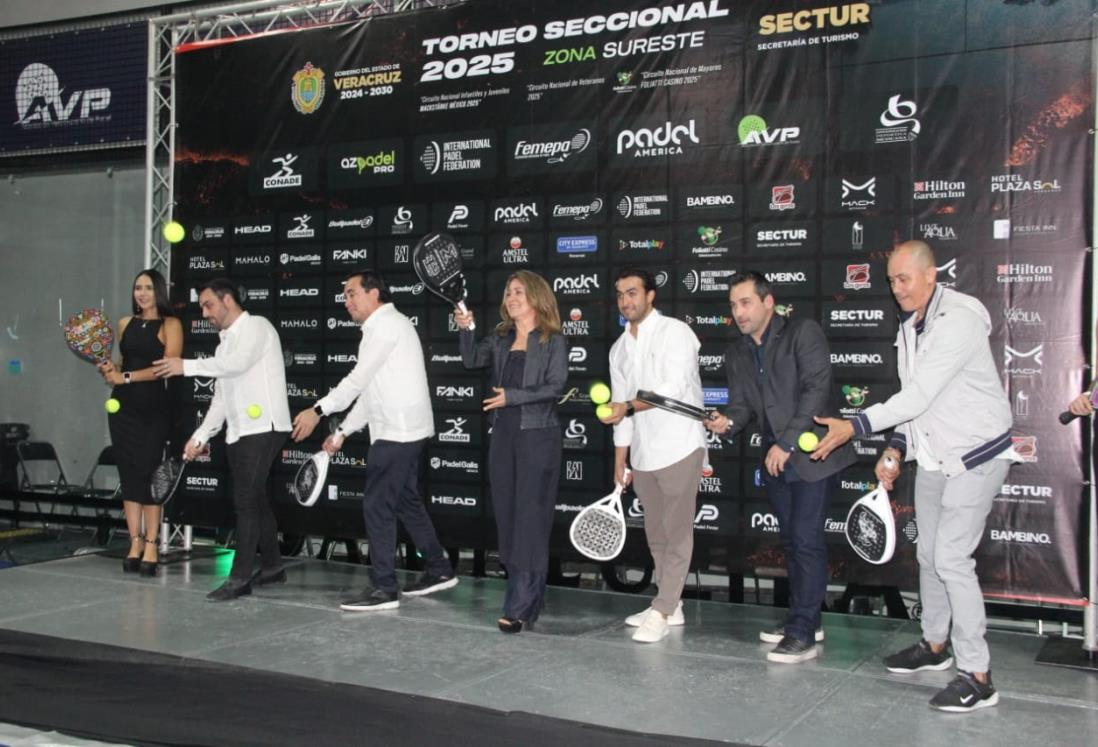 Inauguran Torneo Seccional de Pádel 2025