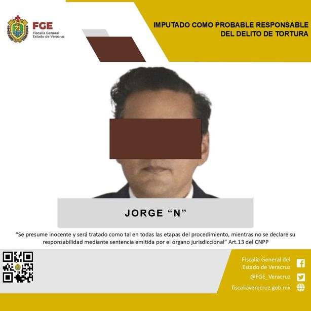 Enfrenta Jorge Winckler, exfiscal de Veracruz nuevo proceso por el delito de tortura