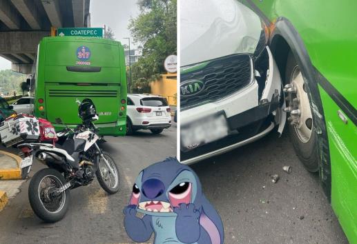 Xalapa: fuerte choque en crucero de Circuito Presidentes y Rébsamen