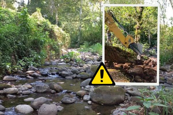 Vecinos y ambientalistas exigen explicación sobre desvío del cauce del río Pixquiac