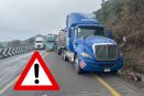 Choque entre tres tráileres causa cierre parcial de la autopista Orizaba-Puebla
