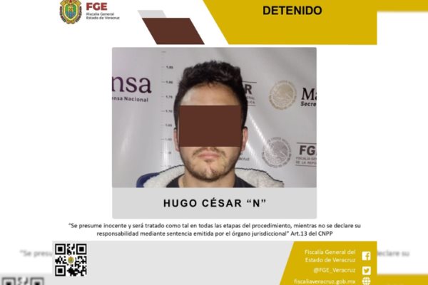 Tras operativo, detienen a Hugo César "N", presunto agresor sexual en La Joya