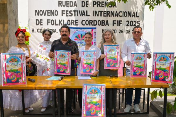 Anuncian noveno Festival Internacional del Folklore Córdoba 2025
