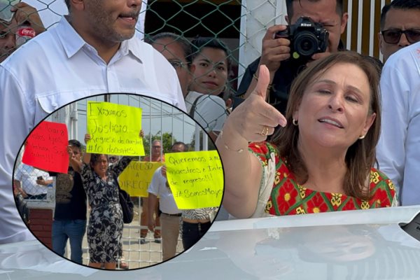 Gobernadora promete intervención en conflicto de primaria Morelos en Tihuatlán (+VIDEO)