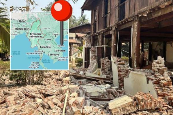 Aumenta cifra a más de 1.600 muertos por terremoto en Myanmar; siguen labores de rescate