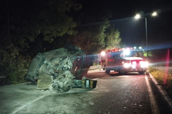 Cuatro heridos en aparatoso choque en la Xalapa-Coatepec
