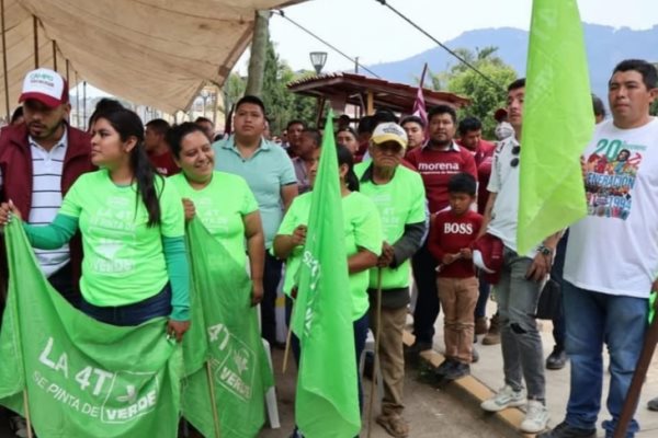 Militantes del PVEM expresan descontento por retrasos en designación de candidato municipal en Zongolica 