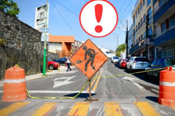 ¡Atención! Por obra de CMAS, permanecerá cerrada la calle Pico de Orizaba en Xalapa