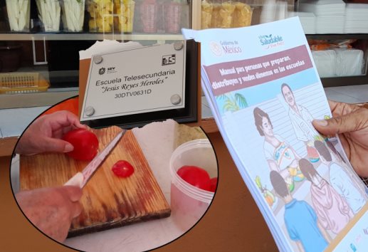 ¡Cero chatarra! Aplica Telesecundaria Jesús Reyes Heroles de Xalapa el programa Vida Saludable