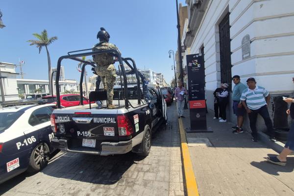 Detienen a asaltante de negocio en el Centro Histórico de Veracruz