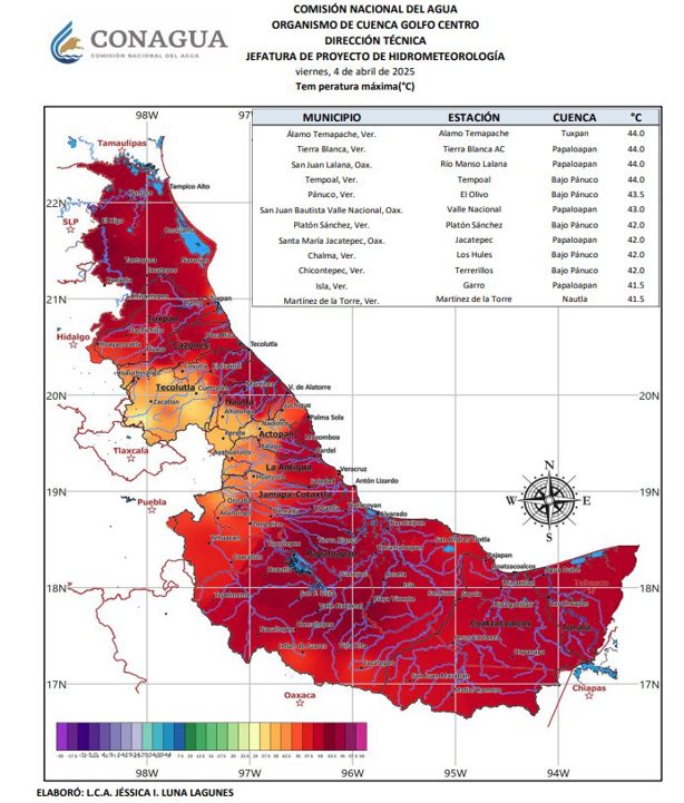 Arde Coatzacoalcos con sensación de 41 grados, ¿hasta cuándo se extiende la ola de calor?