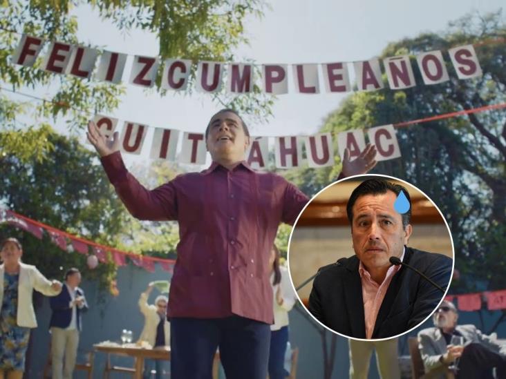 Solo aparece para las fotos; nuevo spot de MC alude a Cuitláhuac García