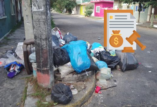 ¿De cuánto es la multa en Veracruz por tirar basura o desperdicios en la calle?