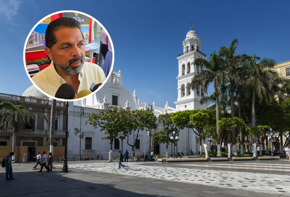 Instalarán bancas con diseño alusivo al puerto en el Zócalo de Veracruz