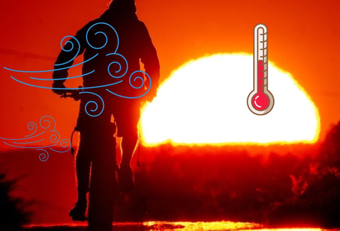 Surada de hasta 90 Km/h impacta Veracruz con ola de calor de hasta 37 grados