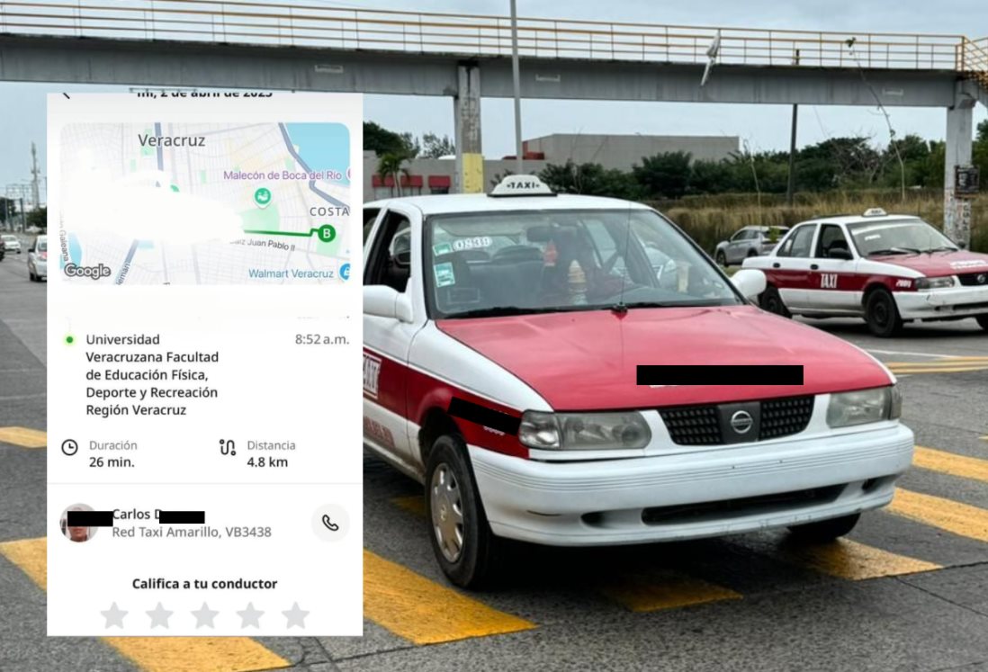 Buscan a taxista, se llevó bolsa con celular y medicinas de la señora Juanita en Veracruz