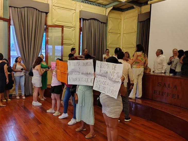 Protesta colectiva Violencia Vicaria de Orizaba contra jueces omisos
