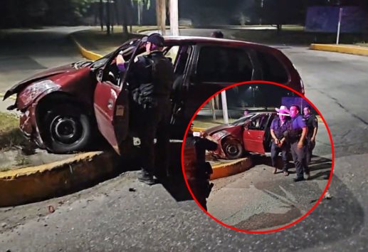 ¡Por ebrio! conductor provoca choque en Martínez y es detenido 