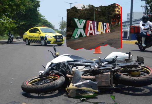 Alarma el número de accidentes de motociclistas en Xalapa: van cinco jóvenes muertos en menos de un mes